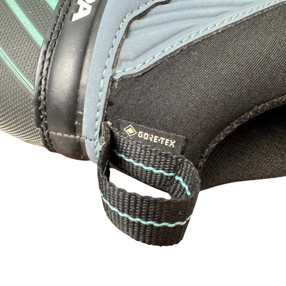 Scarpa Maverick MidGTX Hiking Boots Mens 7.5 Gore-Tex Waterproof Storm Grey Aqua